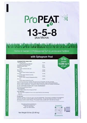 ProPeat 13-5-8 - 25 lbs. - Granular